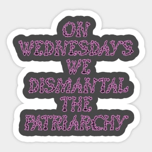 On Wednesday Sticker